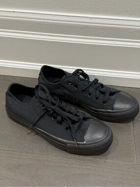 Converse Black Low-Top Canvas Sneakers
